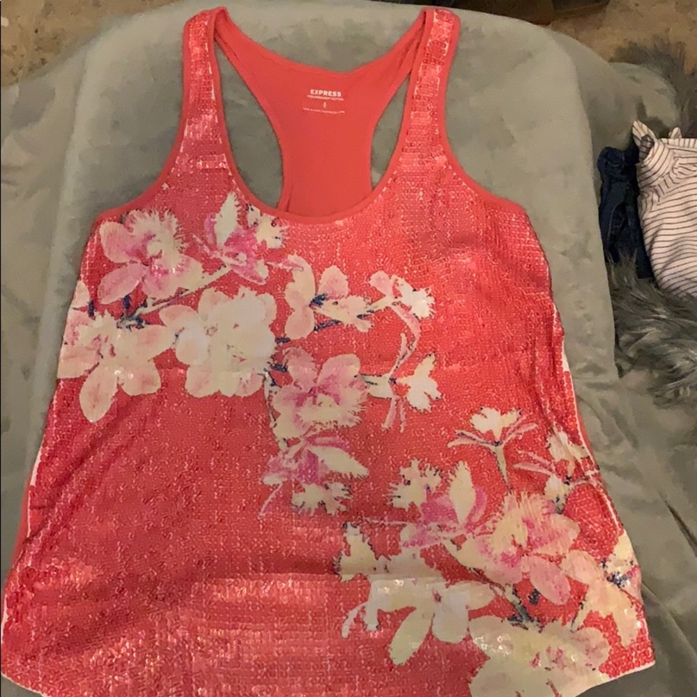 Floral tank top